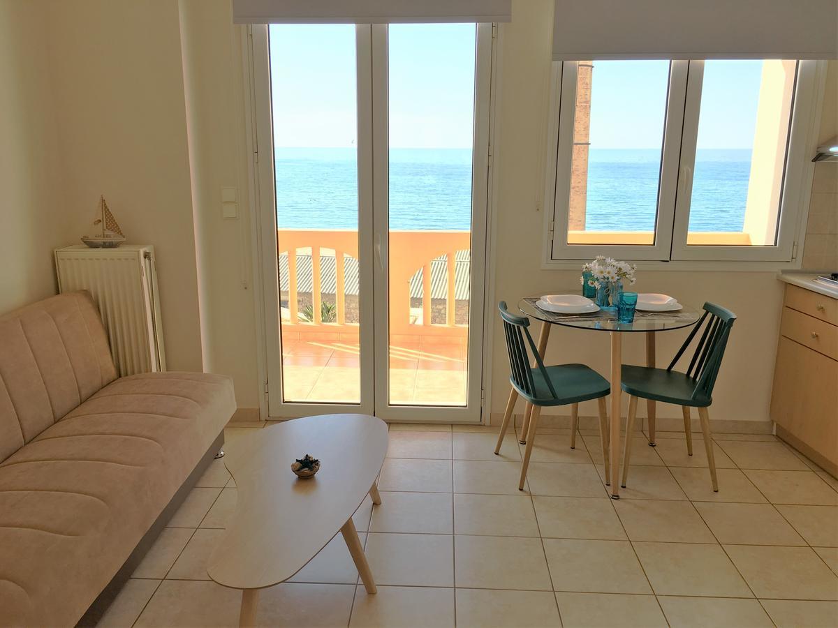 Koumpe Blue Sea View Apartment Rethymno  Ngoại thất bức ảnh
